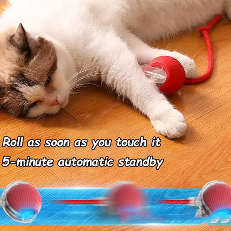 Intelligent interactive cat ball long-lasting and durable