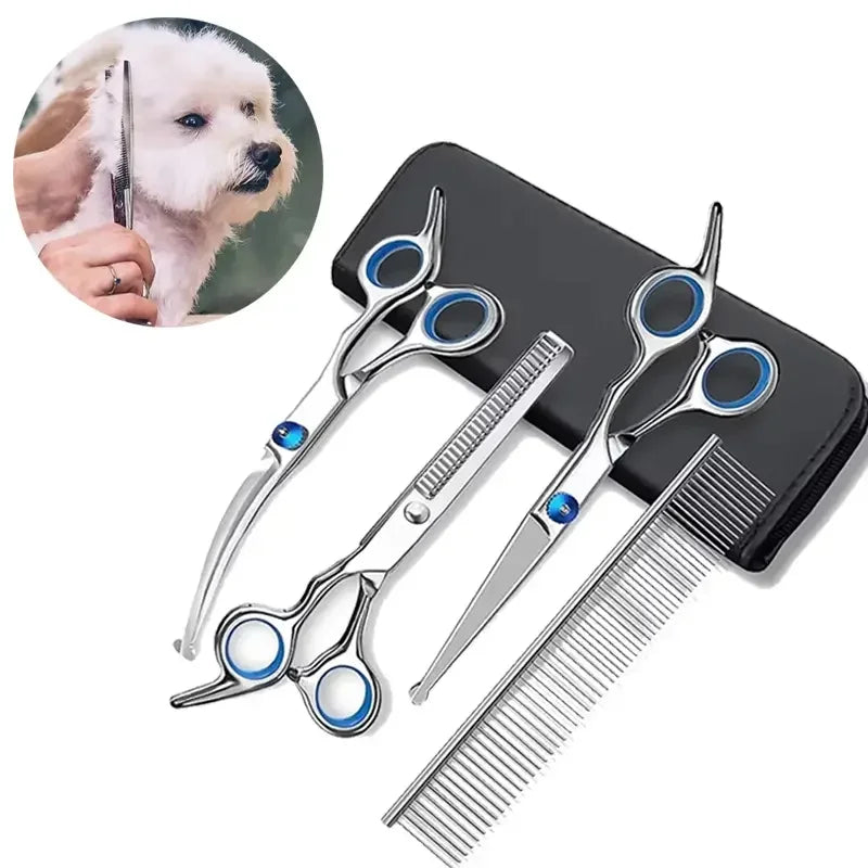Ambidextrous Pet Grooming Safety Scissors