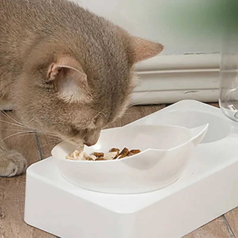 Dual-purpose Ergonomic Pet Food Bowl
