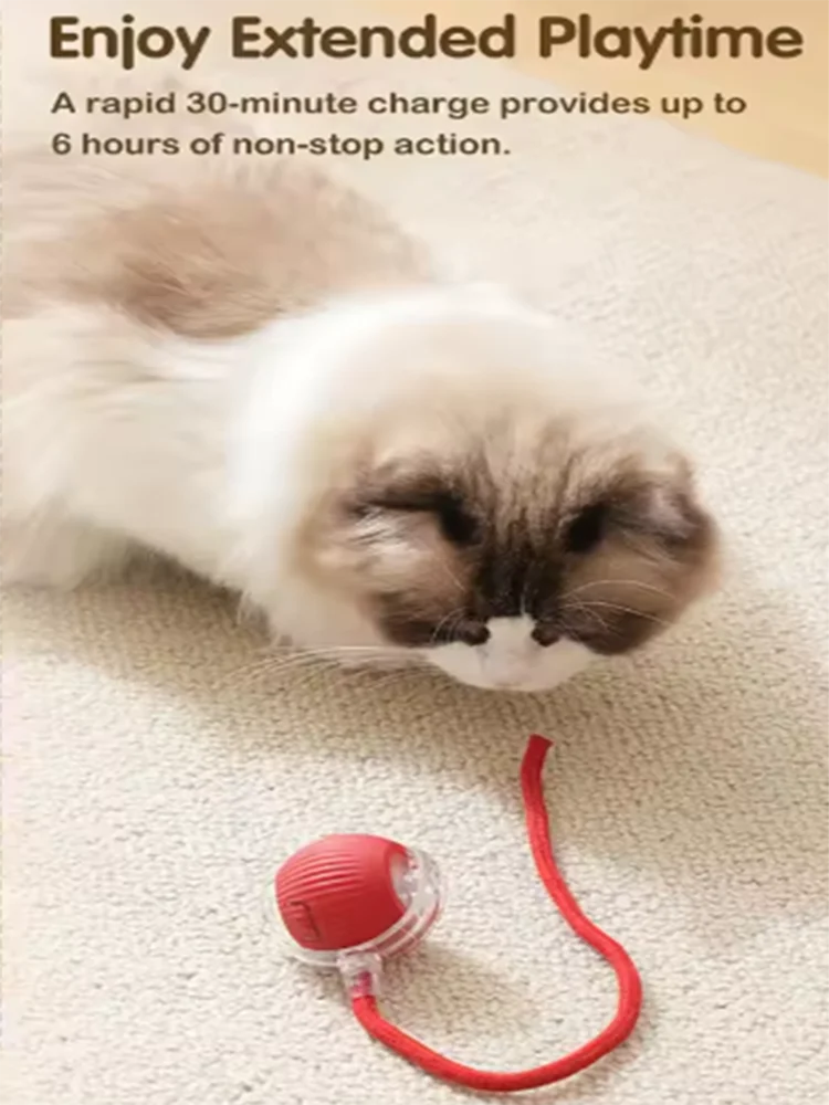 Intelligent interactive cat ball long-lasting and durable