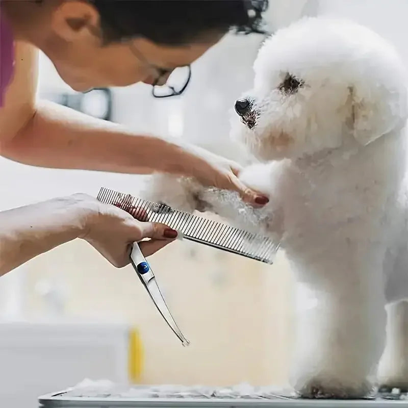 Ambidextrous Pet Grooming Safety Scissors