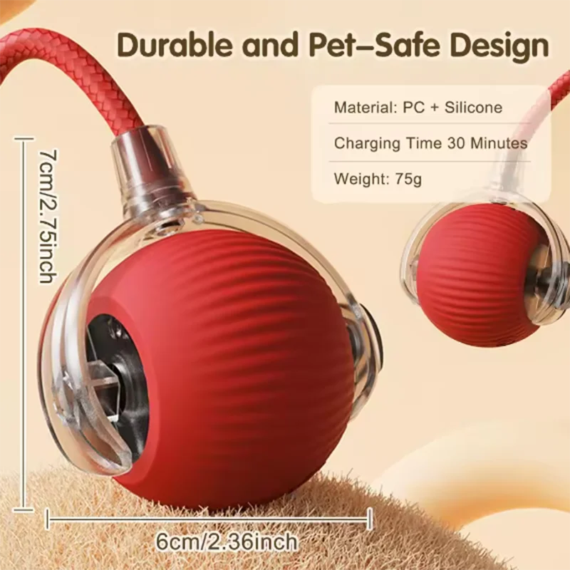 Intelligent interactive cat ball long-lasting and durable