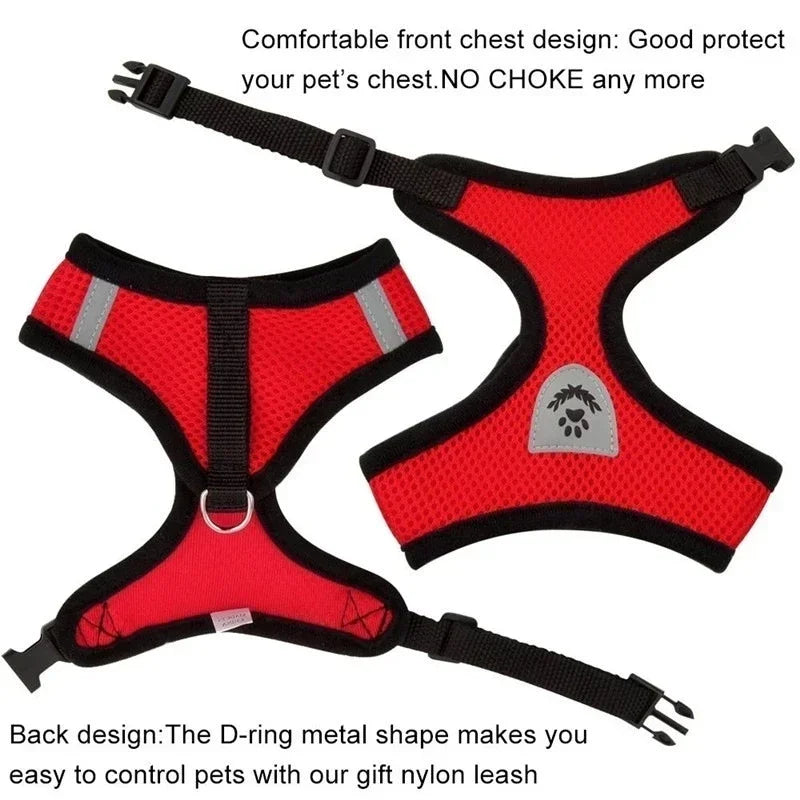 Cat Harness Vest, Adjustable Pet Harness Vest