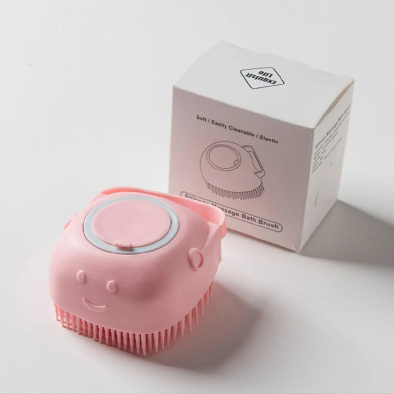 Silicone Bath Brush, Silicone Pet Bath Brush