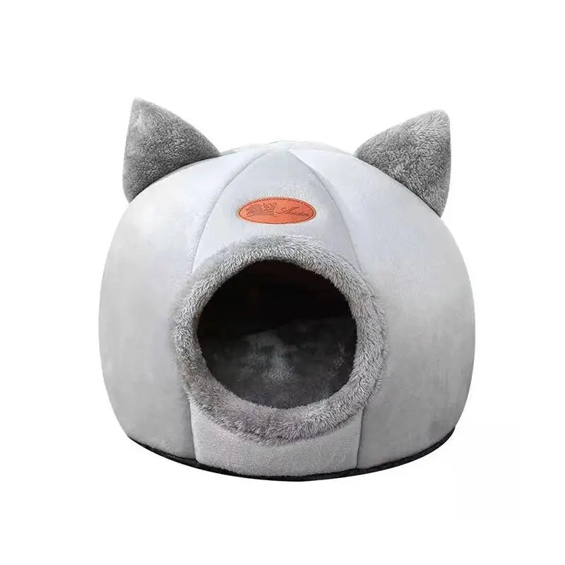 Comfortable Warm cat cave, Cozy Cat Head Cave