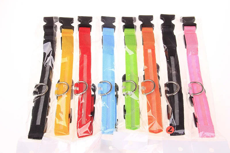 Nylon LEDLED Glow Dog Leash