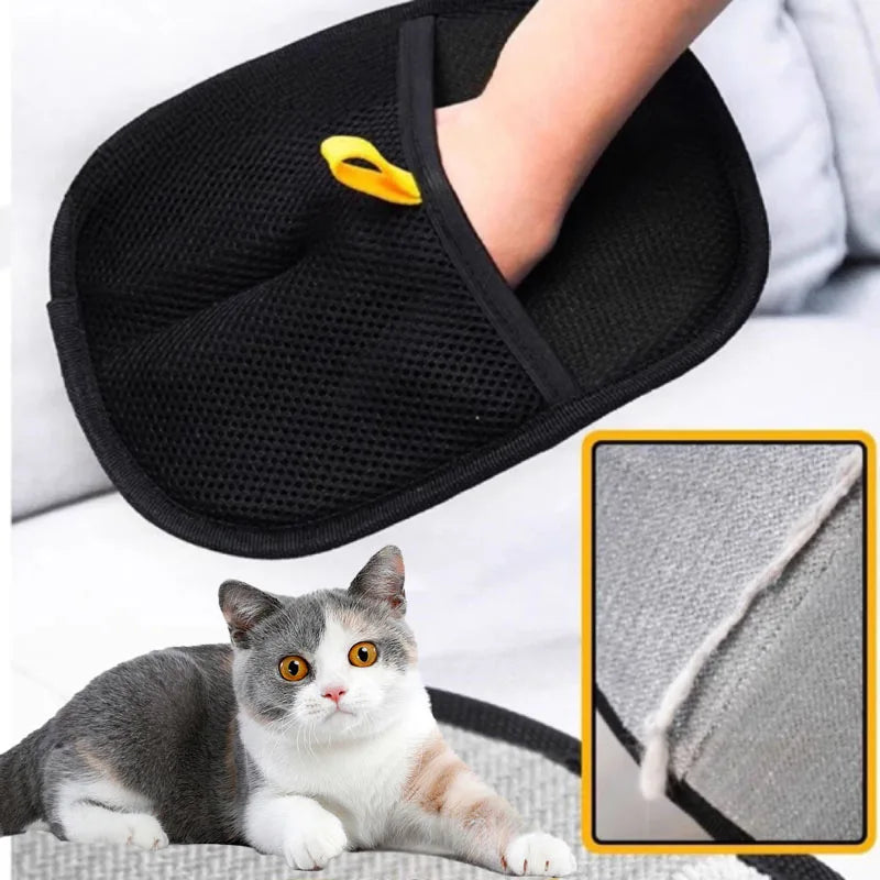 Pet Grooming Hair Gloves