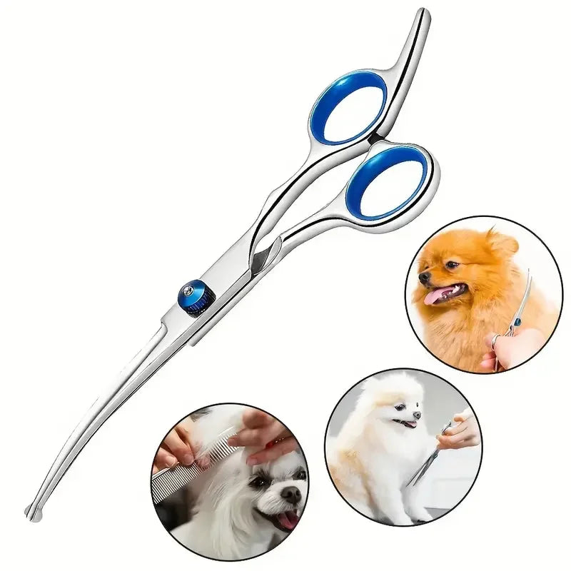 Ambidextrous Pet Grooming Safety Scissors