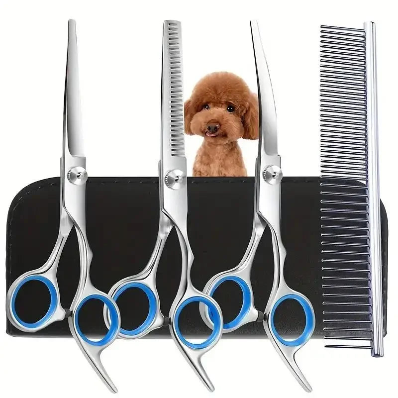 Ambidextrous Pet Grooming Safety Scissors