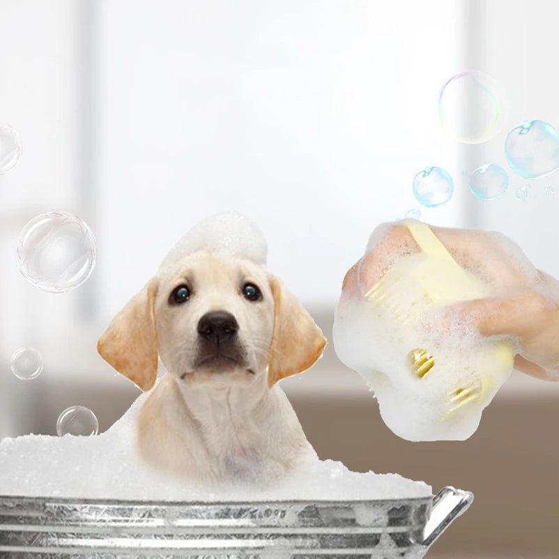 Silicone Bath Brush, Silicone Pet Bath Brush