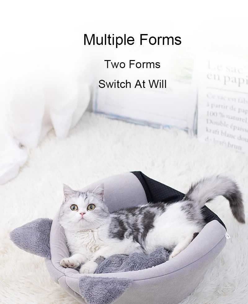 Comfortable Warm cat cave, Cozy Cat Head Cave