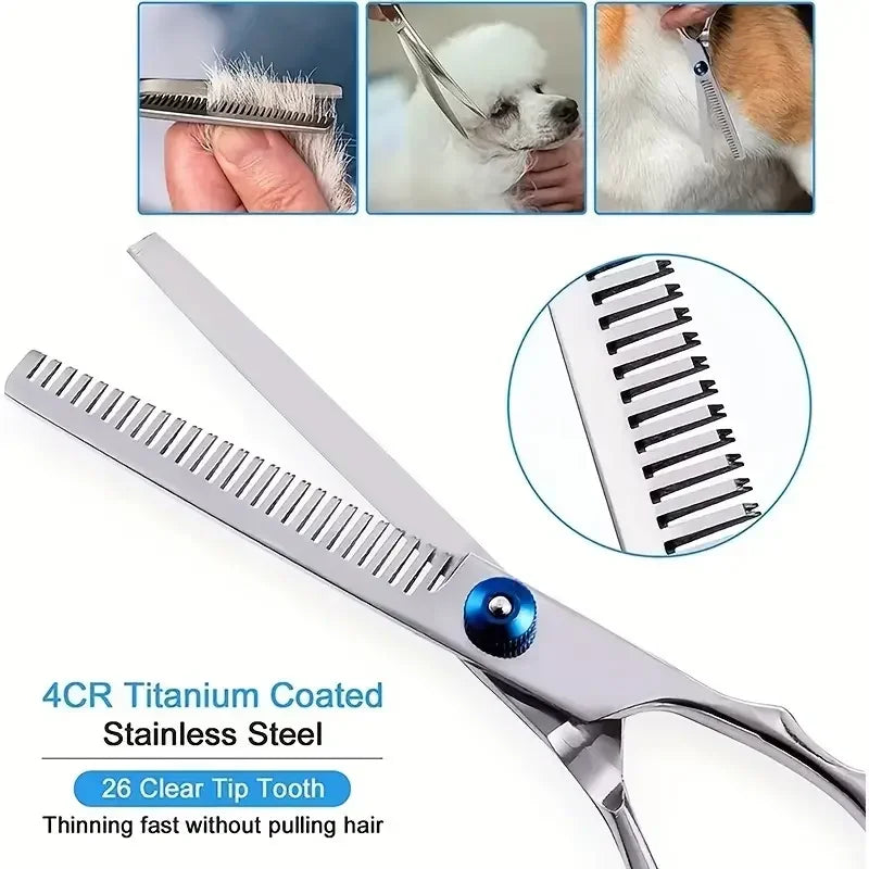 Ambidextrous Pet Grooming Safety Scissors