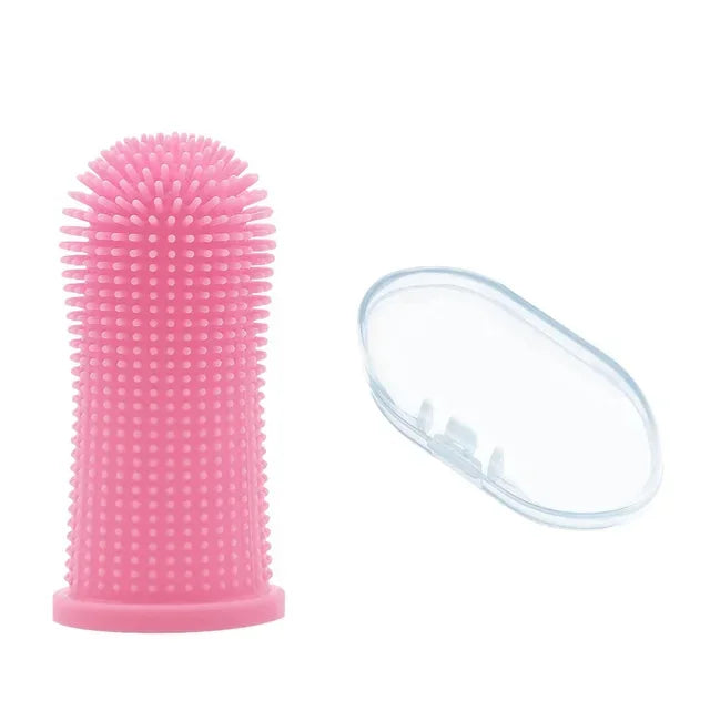 Dog Super Soft  pet Finger Toothbrush