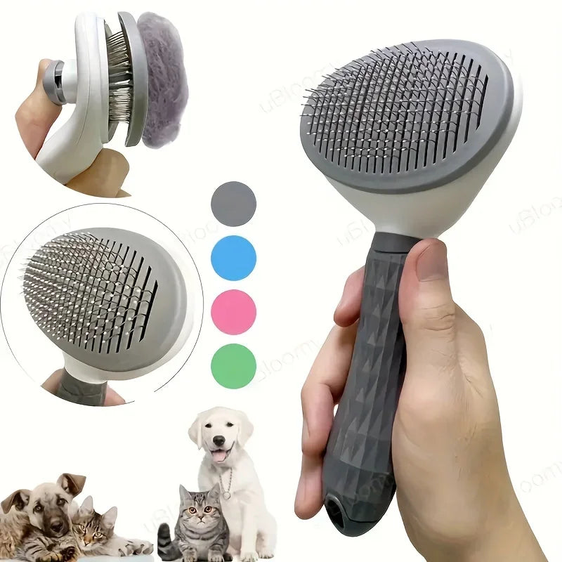 One-Click Pet Hair Removal Comb, One-Click Pet Hair Comb