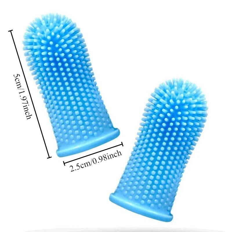 Dog Super Soft  pet Finger Toothbrush